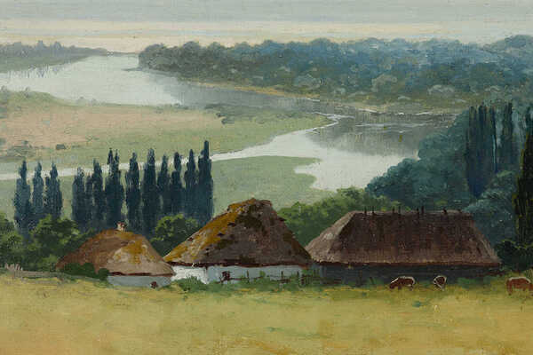 Маковский Василий Михайлович. Украинский пейзаж 